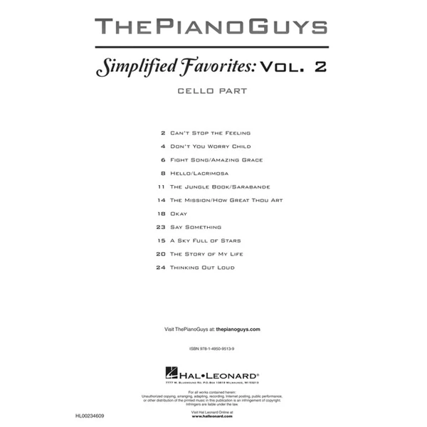 The Piano Guys Simplified Favorites: Vol. 2 - Image 4